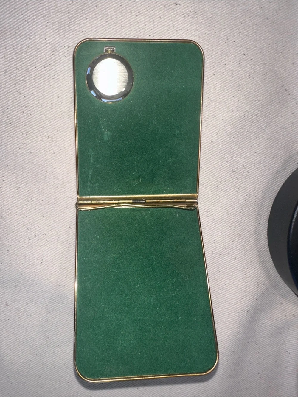 Vintage Vingard Swiss Wind-Up Watch Money Clip | Working | Mid-Century